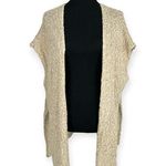 Bryn Walker | Medium | Italian Yarn Linen Blend Sleeveless Open Front Cardigan Photo 0