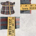 CAbi Shacket Medium Plaid Button Shirt Tavern Jacket Grey Red White #4164 T57 Photo 4