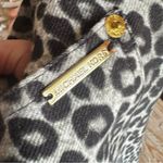 🐆Michael Kors Black Leopard Print Stretch Skinny Leggings Pants🐆 ~medium Photo 6