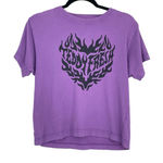 Teddy Fresh Teddy‎ Fresh Unisex Purple Graphic Logo Short-sleeve T-shirt Medium Photo 0