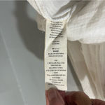 Free People  Talk to Me Lightweight Gauzy Button Down in Ivory Size Small Photo 8