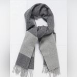 "Italian Woollen Treasures" 100% lambswool scarf, Made in Italy Gray Photo 1