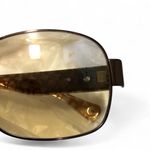 Coach Signature Monogram Sunglasses Morgan S573 Brown Tint Round Oversize Chic Classic Retro Designers Luxe Luxury Photo 8