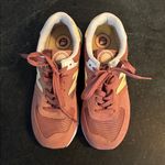 New Balance  574 Sneakers in Astral Glow Pink Butter Yellow Shoes Women’s size 8 Photo 5