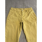 Seven 7 Utility High Rise Ankle Skinny Jeans Womens Size 4 Yellow Denim Pants Photo 1