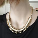 Vintage Pearl Earrings Necklace Wedding Jewelry Photo 0