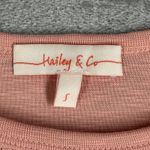 Haley & Co Shirt Orange Floral Ruffle Sleeve Top Blouse Boho Feminine Size Small Pink Photo 6