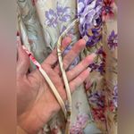 Vintage Expressions California Dynasty 80’s Satin Floral Kimono Robe Size Medium Pink Photo 5