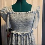 Rachel Parcell  Blue Lace Smocked‎ Waist Dress Size XS Photo 3