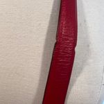 Chico's Red  Leather lide Adjustable Belt  Size M Photo 7