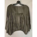 Blue Buttercup  Butterfly Sleeve Dye Print Top size Medium Photo 2