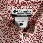 Columbia Red and white top Photo 2