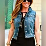 Lane Bryant Dark Blue Denim Vest size 18 Photo 0