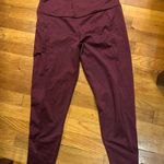 Xersion Maroon Leggings Photo 1