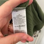 Banana Republic women’s dark olive green stretch ruffle layered blouse tank top Photo 4