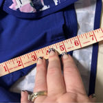 Adidas  Tennis Skort Size Large Golf Pickleball Skirt Shorts Athletic Blue Pink Photo 4