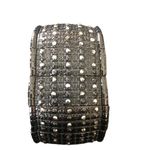 Chico's Chico’s Eliza Stretch Hematite Black Metal Bracelet OS Beautiful Chic Summer Photo 3