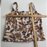 Old Navy Linen Floral Size XL Floral Smocked Back Tank Boho Festival Flirty New Photo 11