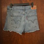 Levi's Levi’s High Rise Floral Embroidered Denim Cutoff Shorts Size 28 Photo 2
