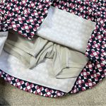 Nvo by Lanctot Women’s Navy Blue Diamond Patterned Poly Spandex Golf Skort 10 Pink Photo 4