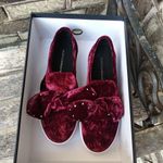 Rebecca Minkoff  velvet burgundy stacey sneakers Photo 7