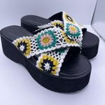 ASOS flatform crochet cross straps sandals Size 5 Photo 9