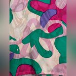 Silk Land Multicolor 100% Silk top size medium Pink Photo 6