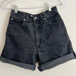 Guess Vintage 90’s  Black Jean Cutoff Shorts for Women’s Size: 28 Photo 0
