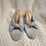 Lulus  Jenissa  Blue Suede Knotted Block Sandals 9 women Photo 1