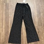 ZARA NWT  SHEER POLKADOT SEQUIN PANTS SIZE S Photo 5