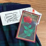 Vintage Made in the USA Highland Rose Plaid Aline Skirt Size 12 Photo 2