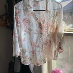 Dress Barn Vintage 80s floral sheer top Photo 9
