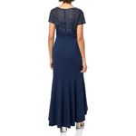JS Collections  Navy Lace Maxi Dress Photo 2