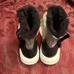 Kendall + Kylie Holographic Sneakers with Black Fur Photo 1