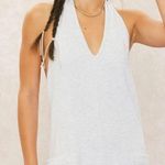 LOYO Boutique Heather Grey Halter Jumpsuit  Photo 0