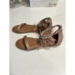 Steve Madden Women's Adore Feather Flat Jewel Blush Multi Sandal 10 New Photo 3