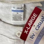 NEW West Virginia Mountaineers Sweatshirt Womens XL Gray Liv Casual Crewneck Photo 3