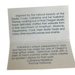 Catherine Medeiros & Thomas Holloway sterling silver Earrings – Cat & Hummingbir Photo 3