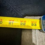 Talbots XL Black Floral Embroidered Sweater Knit Pullover Photo 7