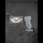 Harley Davidson Black with Silver Studded Waist Size 10 Photo 2