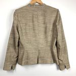 Lafayette 148 New York Neutral Linen Blend Blazer Photo 5