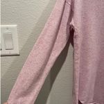 Anthropologie BODEN Lavender Cashmere Long Sleeve Buttons Back Sweatshirt Photo 2