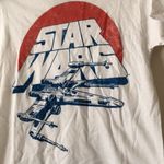 Star Wars UNISEX Retro Max Engine  X wing T-shirt Juniors XS  white cotton NWOT Photo 2