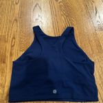 Athleta  Conscious Crop Bra Size Small in Navy Photo 1