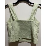 Abercrombie & Fitch NWT ~ Cropped Sleeveless Top ~ Medium ~ Green Photo 2