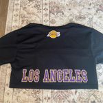 Nba  Vintage Lakers Black Mesh Top Photo 5