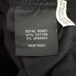 Royal Bones Tripp Skinny Pants Size 7 Black Velvet Skull Crossbones Gothic Punk Photo 10