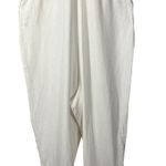 Stoney Clover Lane  x‎ Target Linen Blend Overalls Women's M White Pockets Photo 11