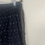 Anthropologie  Black Ikat Beach Pants With Beads Size small Photo 2