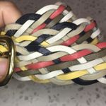 Capezio 2/$30 Vintage Colorful woven leather belt by Capzelo M/L Photo 9